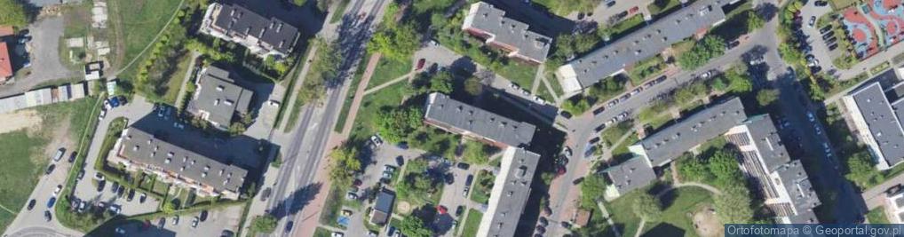 Zdjęcie satelitarne Szarych Szeregów ul.