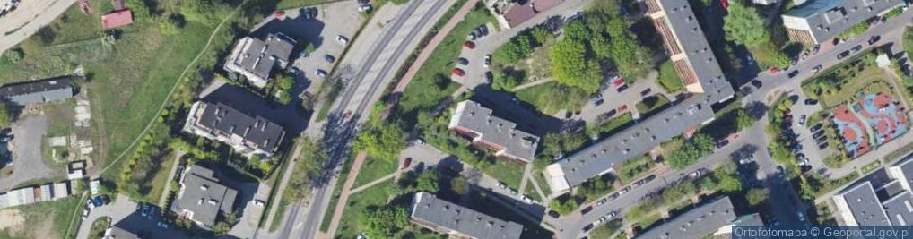 Zdjęcie satelitarne Szarych Szeregów ul.