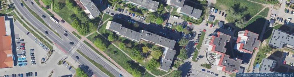 Zdjęcie satelitarne Szarych Szeregów ul.