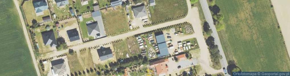 Zdjęcie satelitarne Szmaragdowa ul.