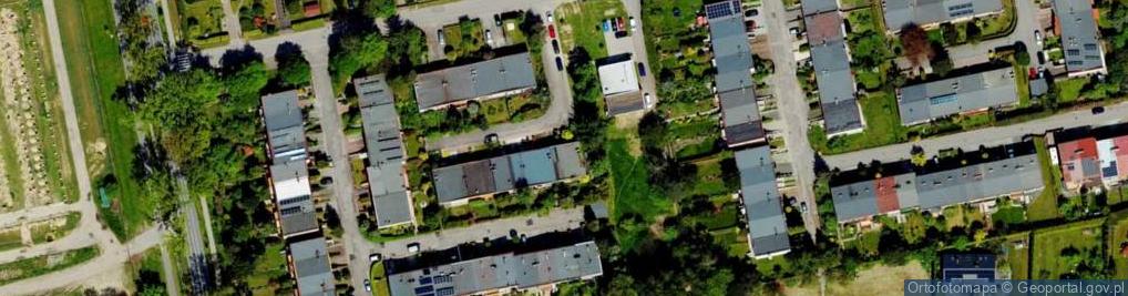 Zdjęcie satelitarne Szmaragdowa ul.
