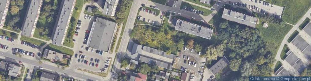 Zdjęcie satelitarne Szklana ul.