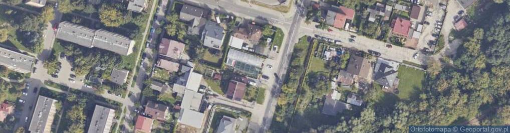 Zdjęcie satelitarne Szklana ul.