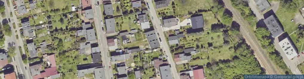 Zdjęcie satelitarne Szczęśliwa ul.