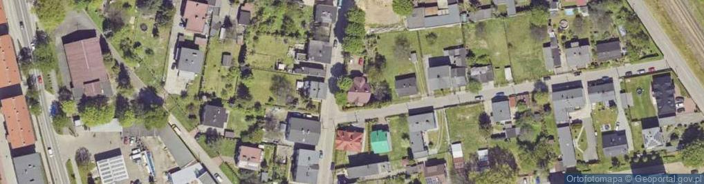 Zdjęcie satelitarne Szczęśliwa ul.