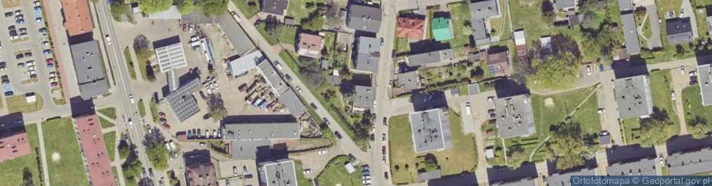 Zdjęcie satelitarne Szczęśliwa ul.