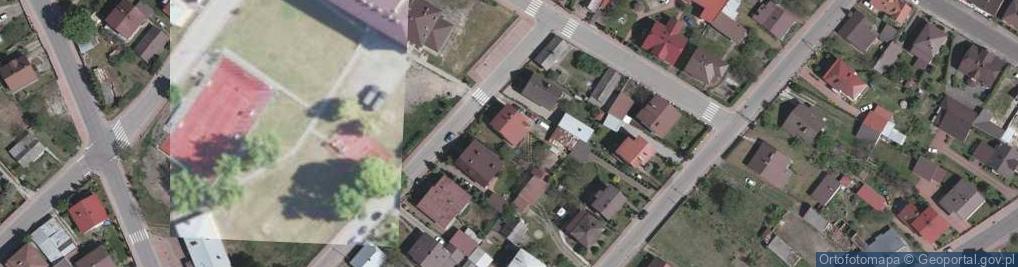 Zdjęcie satelitarne Szkolna ul.