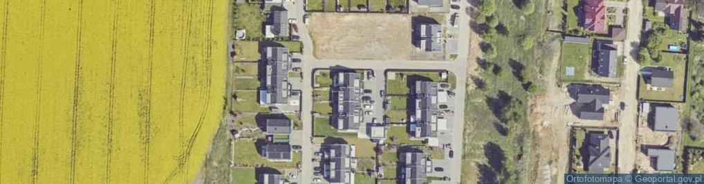 Zdjęcie satelitarne Szmaragdowa ul.