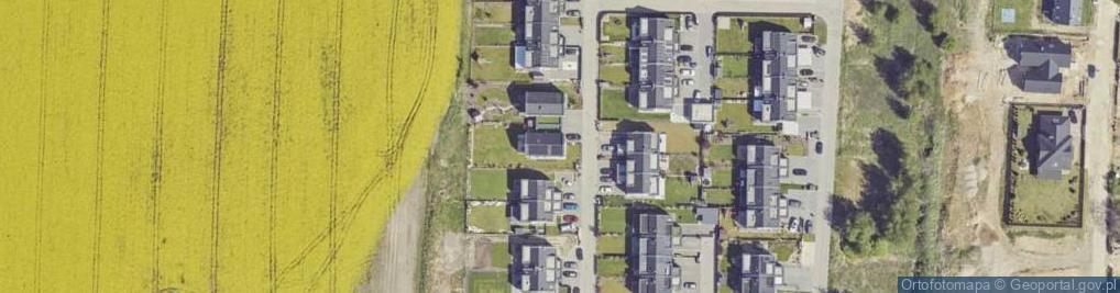 Zdjęcie satelitarne Szmaragdowa ul.