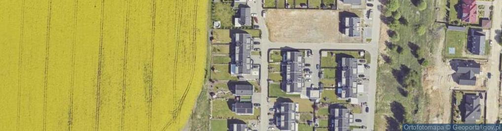 Zdjęcie satelitarne Szmaragdowa ul.
