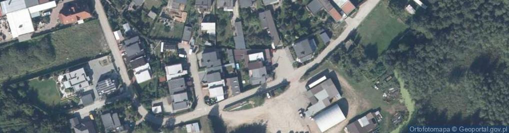 Zdjęcie satelitarne Szmaragdowa ul.