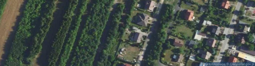 Zdjęcie satelitarne Szczęśliwa ul.