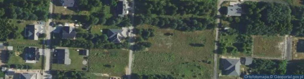 Zdjęcie satelitarne Szmaragdowa ul.