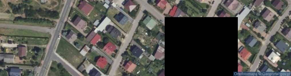 Zdjęcie satelitarne Szmaragdowa ul.