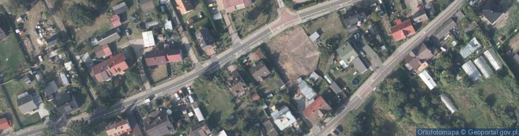 Zdjęcie satelitarne Szmaragdowa ul.