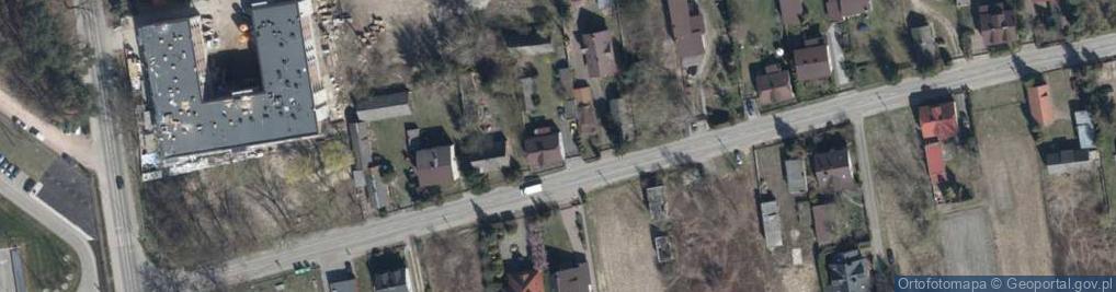Zdjęcie satelitarne Szymanów ul.