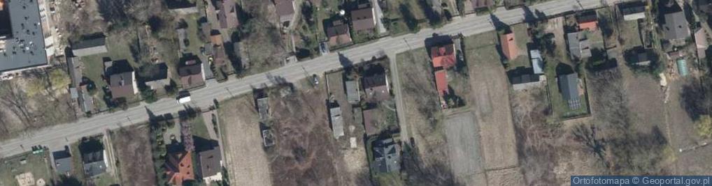 Zdjęcie satelitarne Szymanów ul.