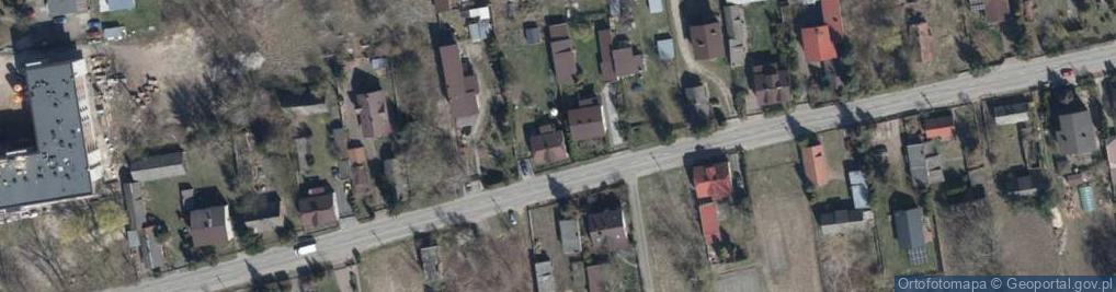 Zdjęcie satelitarne Szymanów ul.