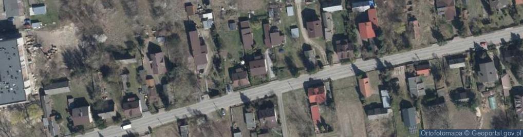Zdjęcie satelitarne Szymanów ul.