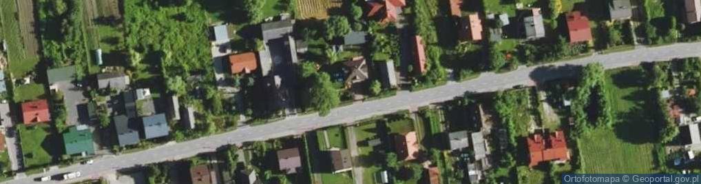 Zdjęcie satelitarne Szymanów ul.