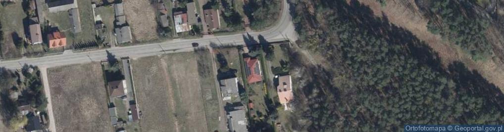 Zdjęcie satelitarne Szymanów ul.