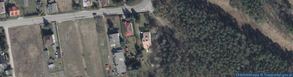 Zdjęcie satelitarne Szymanów ul.