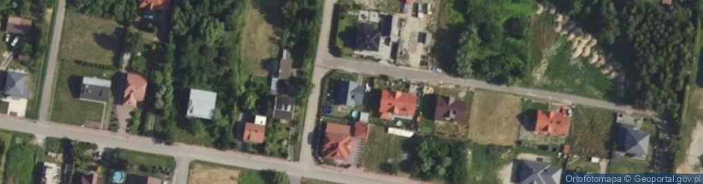 Zdjęcie satelitarne Szmaragdowa ul.