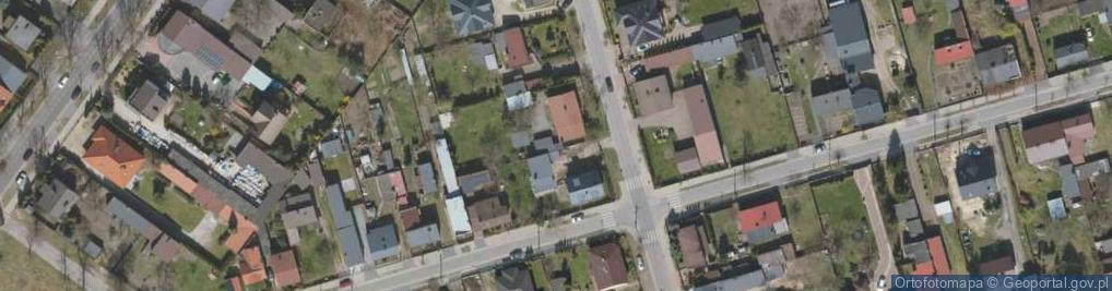 Zdjęcie satelitarne Szczęśliwa ul.