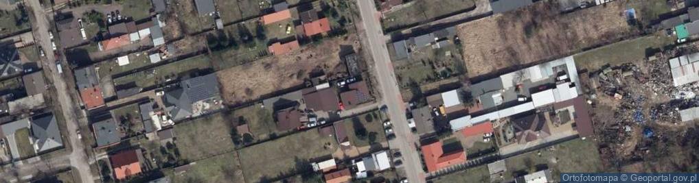 Zdjęcie satelitarne Szczęśliwa ul.