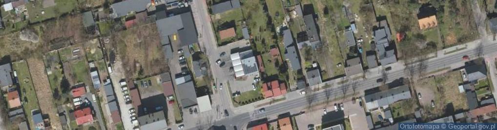 Zdjęcie satelitarne Szczęśliwa ul.