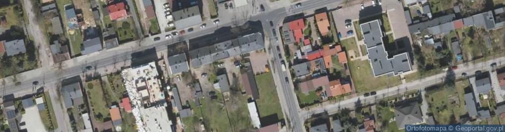 Zdjęcie satelitarne Szczęśliwa ul.