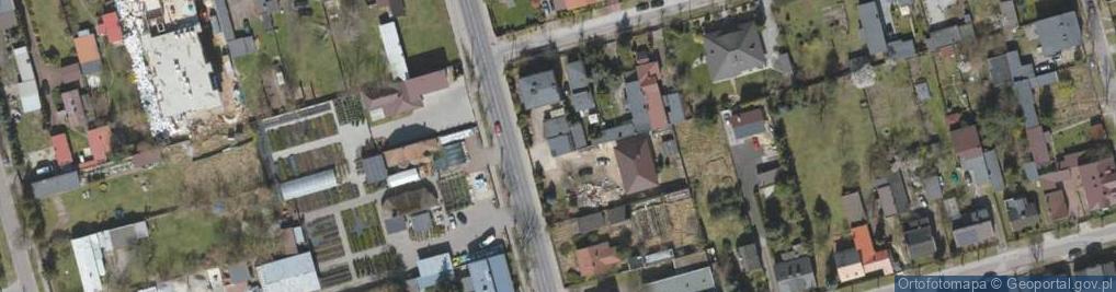 Zdjęcie satelitarne Szczęśliwa ul.