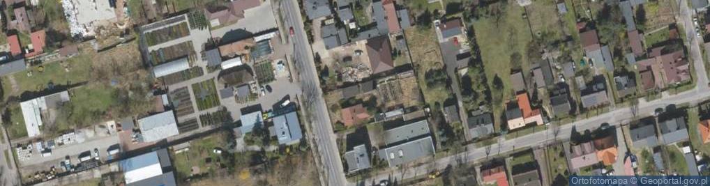 Zdjęcie satelitarne Szczęśliwa ul.