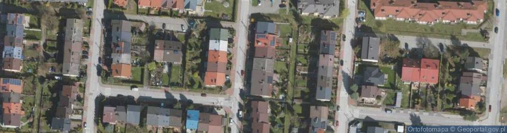 Zdjęcie satelitarne Szmaragdowa ul.