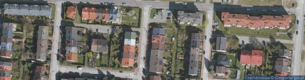 Zdjęcie satelitarne Szmaragdowa ul.