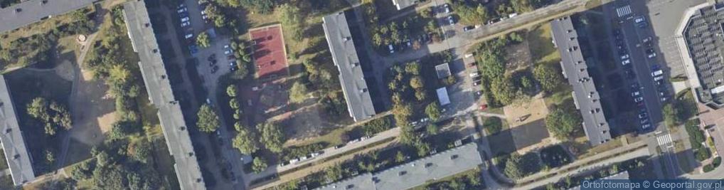 Zdjęcie satelitarne Szarych Szeregów ul.