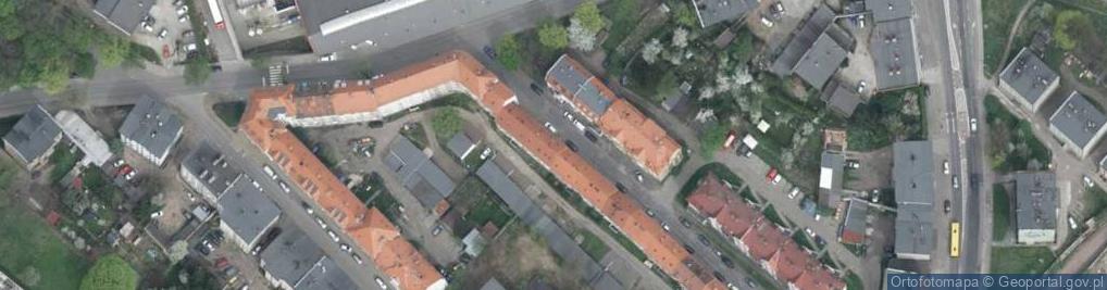 Zdjęcie satelitarne Szlifierska ul.