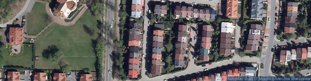 Zdjęcie satelitarne Szmaragdowa ul.