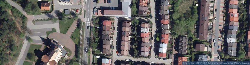 Zdjęcie satelitarne Szmaragdowa ul.