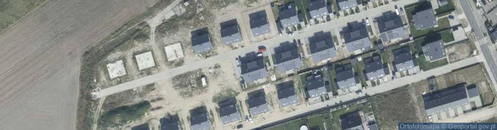 Zdjęcie satelitarne Szmaragdowa ul.