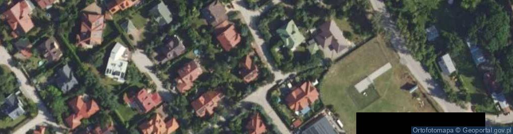 Zdjęcie satelitarne Szczęśliwa ul.