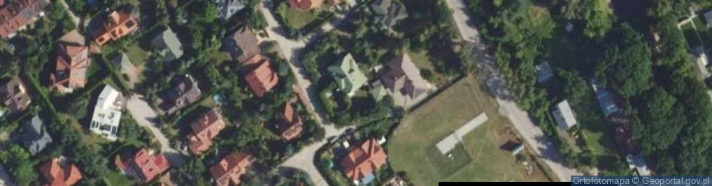 Zdjęcie satelitarne Szczęśliwa ul.