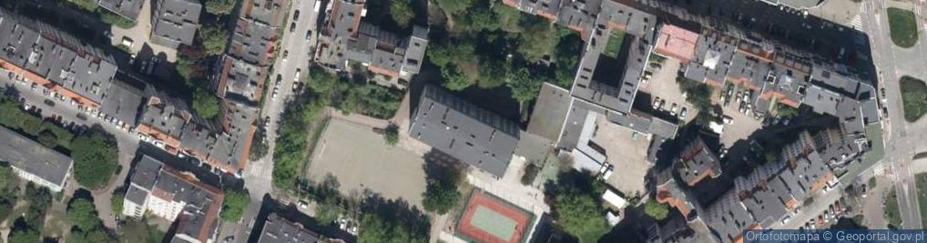 Zdjęcie satelitarne Szczęśliwa ul.