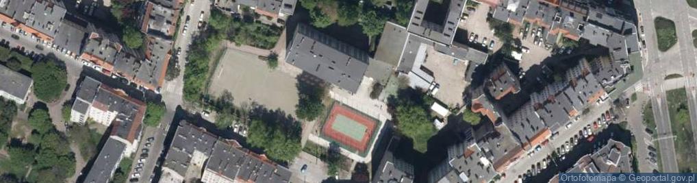 Zdjęcie satelitarne Szczęśliwa ul.
