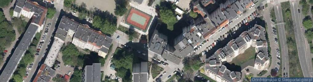 Zdjęcie satelitarne Szczęśliwa ul.