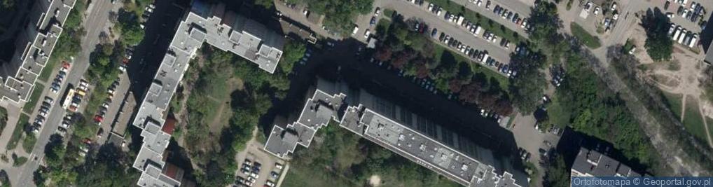 Zdjęcie satelitarne Szybowcowa ul.