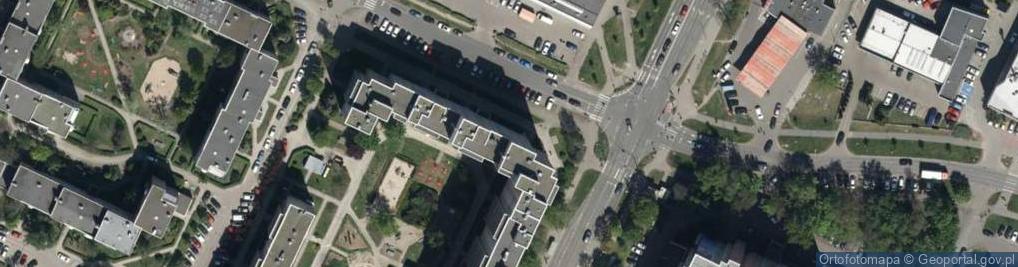 Zdjęcie satelitarne Szybowcowa ul.