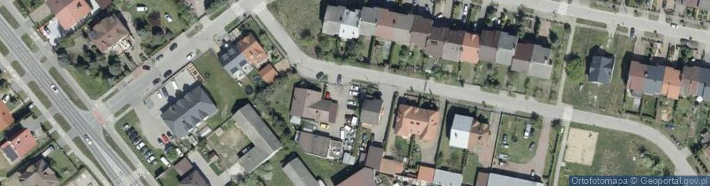 Zdjęcie satelitarne Szarych Szeregów ul.