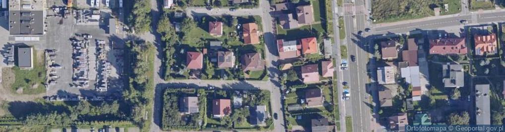 Zdjęcie satelitarne Szarych Szeregów ul.