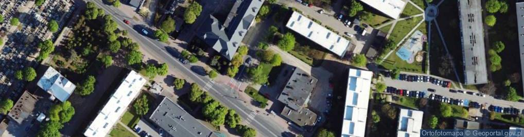 Zdjęcie satelitarne Szkolna ul.